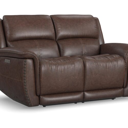 Beau Power Reclining Loveseat with Power Headrests