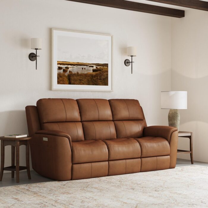 Henry Power Reclining Sofa with Power Headrests and Lumbar - Image 2