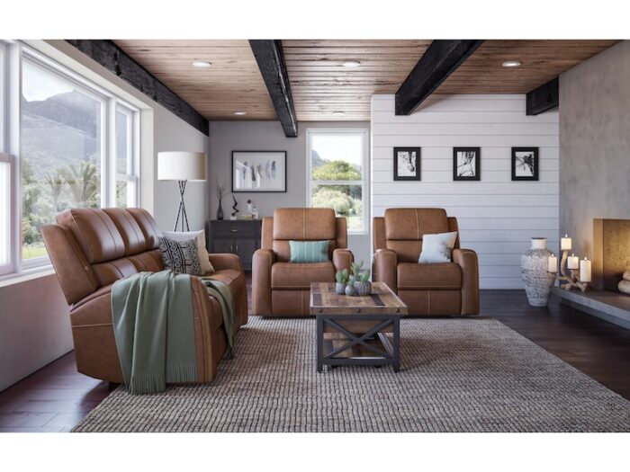 Linden Power Recliner with Power Headrest and Lumbar - Image 4