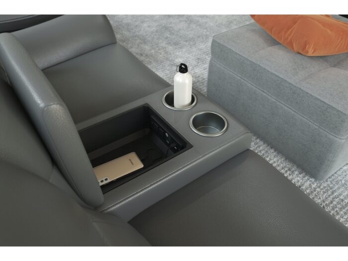 Fallon Power Reclining Loveseat with Console and Power Headrests - Image 3