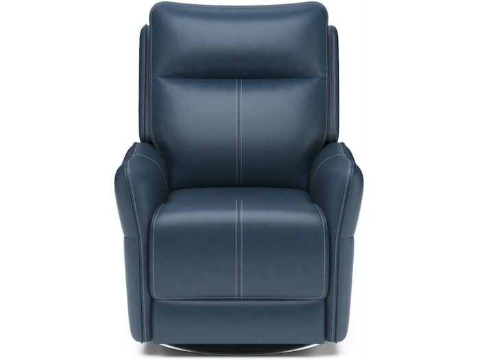 Spin Swivel Power Recliner with Power Headrest and Lumbar