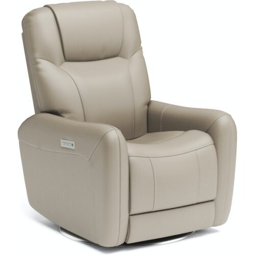 Degree Swivel Power Recliner with Power Headrest and Lumbar