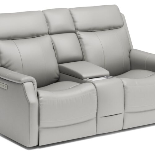 Easton Power Reclining Loveseat with Console and Power Headrests and Lumbar