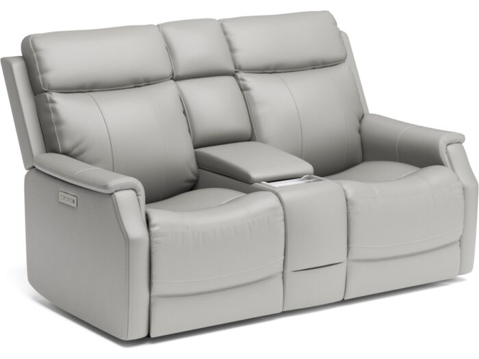 Easton Power Reclining Loveseat with Console and Power Headrests and Lumbar