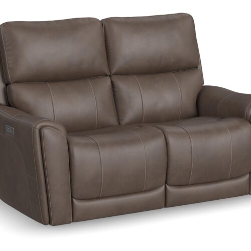 Carter Power Reclining Loveseat with Power Headrests and Lumbar