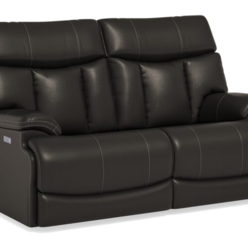 Clive Power Reclining Loveseat with Power Headrests and Lumbar