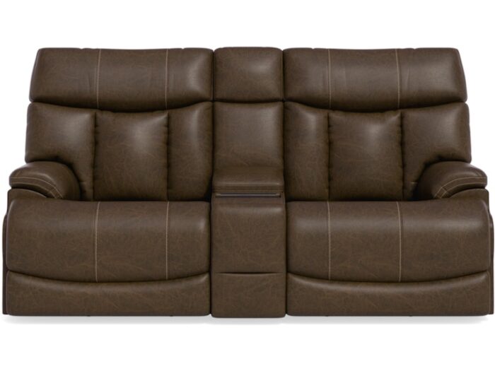 Clive Power Reclining Loveseat with Console and Power Headrests and Lumbar - Image 3