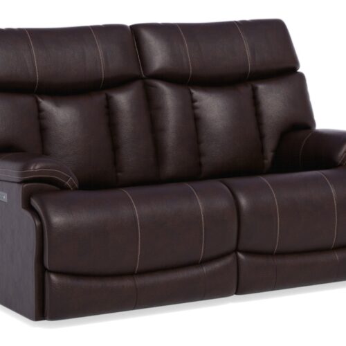 Clive Power Reclining Loveseat with Power Headrests and Lumbar