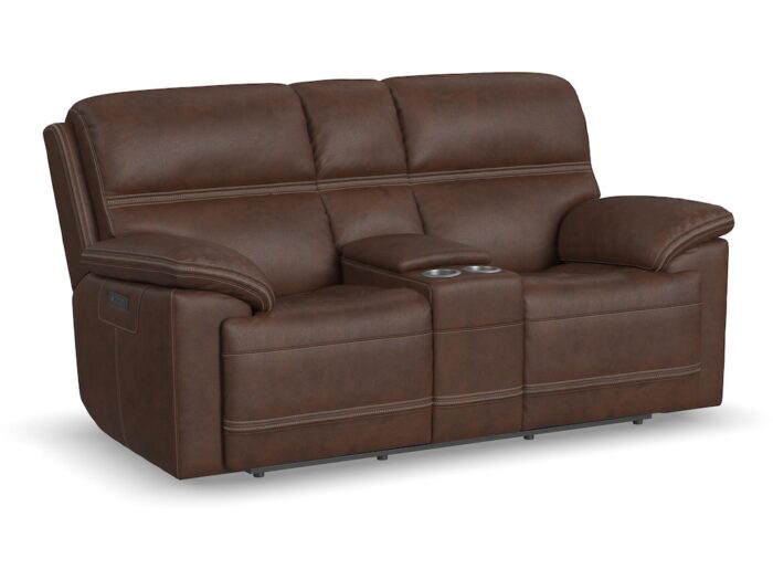 Jackson Power Reclining Loveseat with Console and Power Headrests