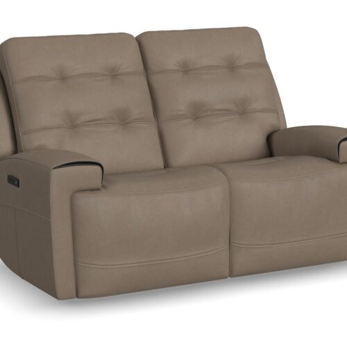 Iris Power Reclining Loveseat with Power Headrests