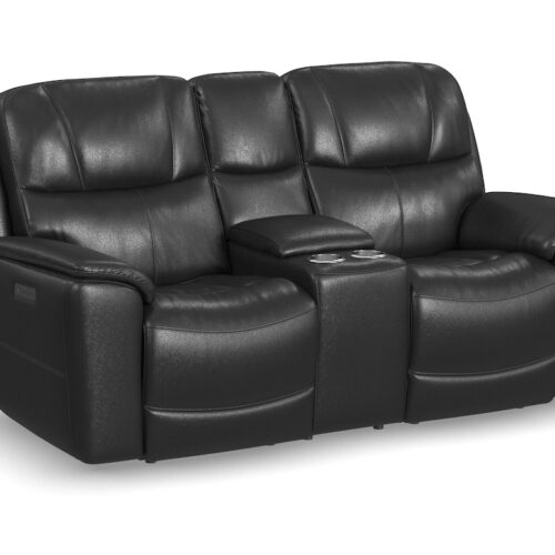 Crew Power Reclining Loveseat with Console and Power Headrests and Lumbar