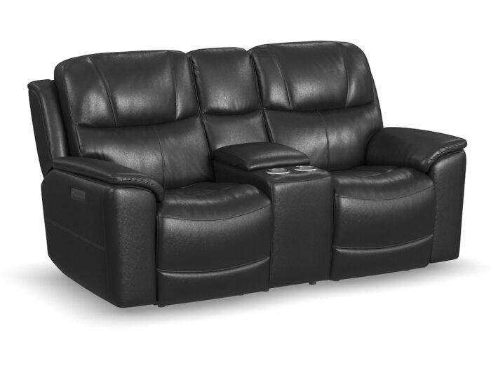 Crew Power Reclining Loveseat with Console and Power Headrests and Lumbar