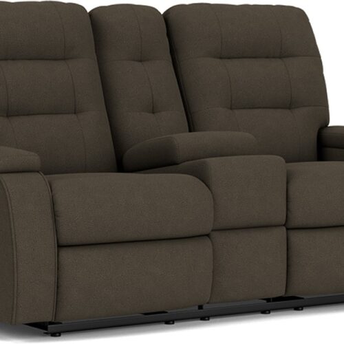 Kerrie Reclining Loveseat with Console