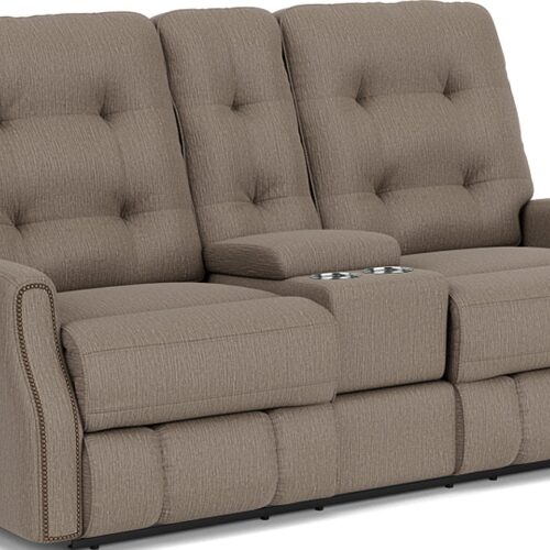 Devon Reclining Loveseat with Console