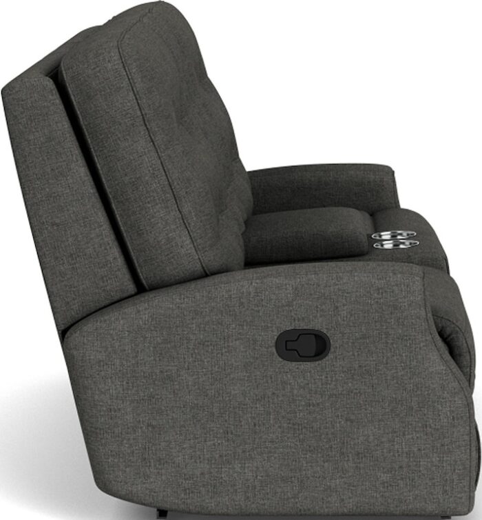 Devon Reclining Loveseat with Console - Image 2