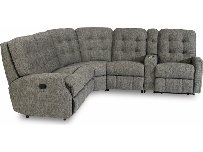 Devon Power Reclining Sectional with Power Headrests
