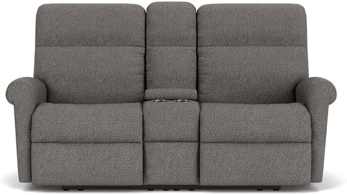 Davis Reclining Loveseat with Console - Image 2