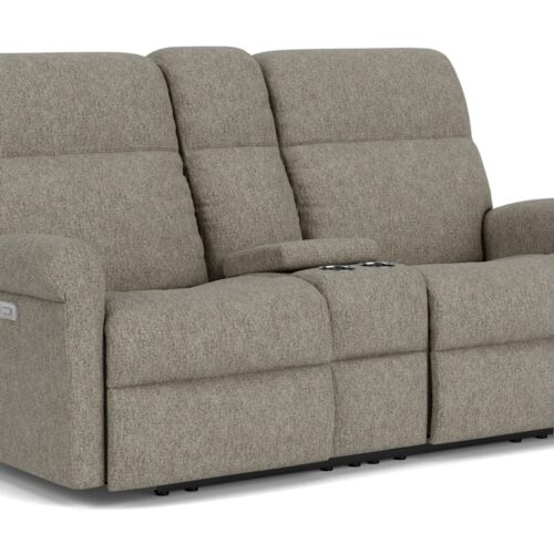 Davis Power Reclining Loveseat with Console and Power Headrests