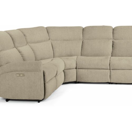 Davis Power Reclining Sectional with Power Headrests