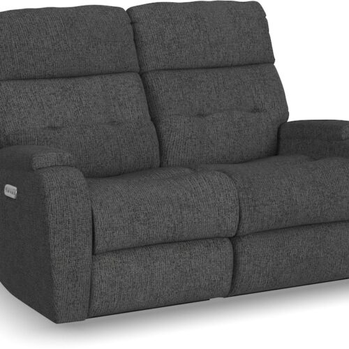 Strait Power Reclining Loveseat with Power Headrests