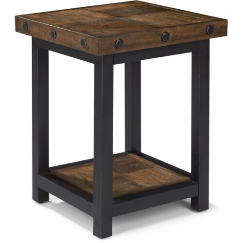Carpenter Chairside Table Dark Brown