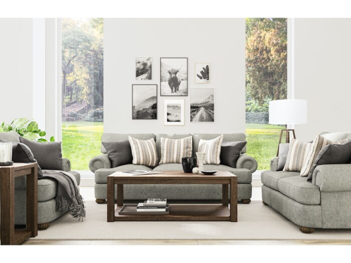 Boulder Rectangular Coffee Table with Casters - Image 3