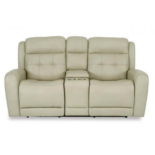 Grant Power Reclining Loveseat With Console & Power Headrest