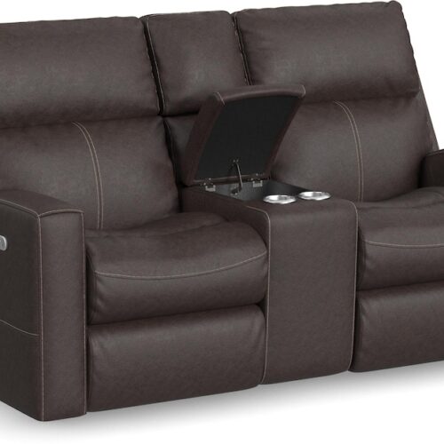 Score Power Reclining Loveseat with Console and Power Headrests and Lumbar