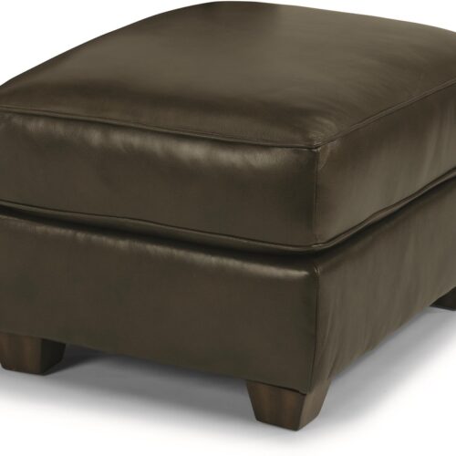 Carson Leather Ottoman