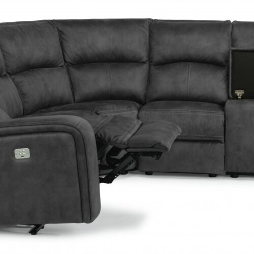 Nirvana Power Reclining Sectional With Power Headrests