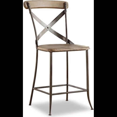 Keystone Industrial Armless Counter Chair
