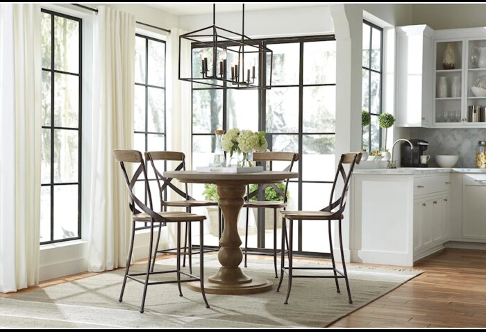 Keystone Industrial Armless Counter Chair - Image 3