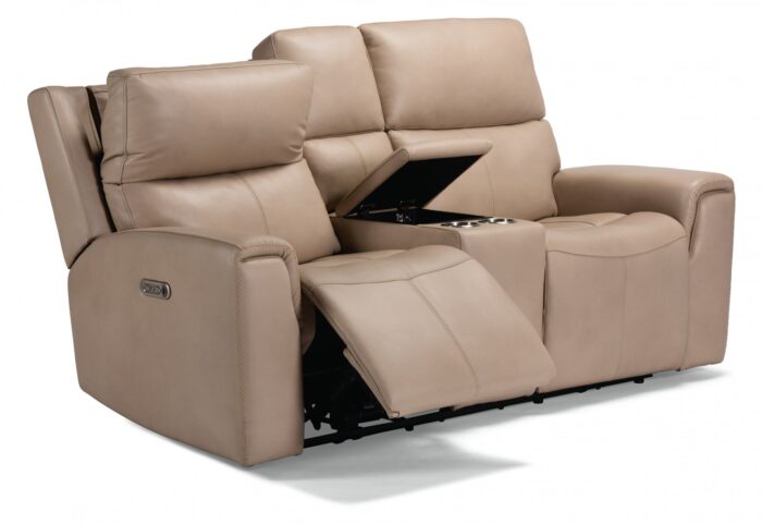 Jarvis Power Reclining Loveseat With Console & Power Headrests - Image 3