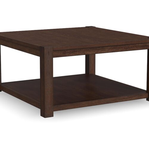 Boulder Square Coffee Table with Casters