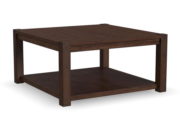 Boulder Square Coffee Table with Casters