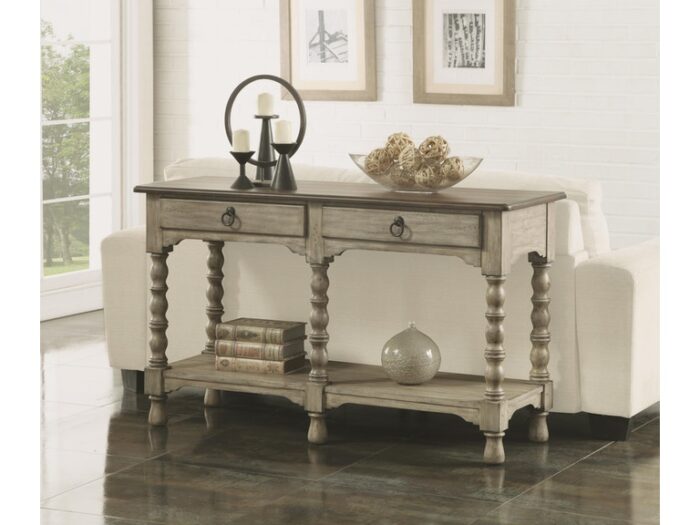 Plymouth Sofa Table with Drawers - Image 4