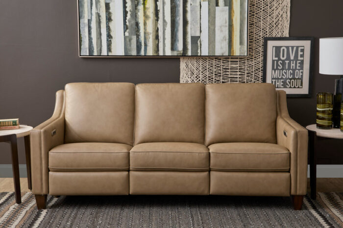 Finley Leather Power Inclining Sofa - Image 2