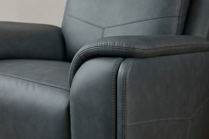 Vernon Admiral Fabric Power Swivel Gliding Recliner with Power Headrest, Lumbar, Heat & Massage - Image 5