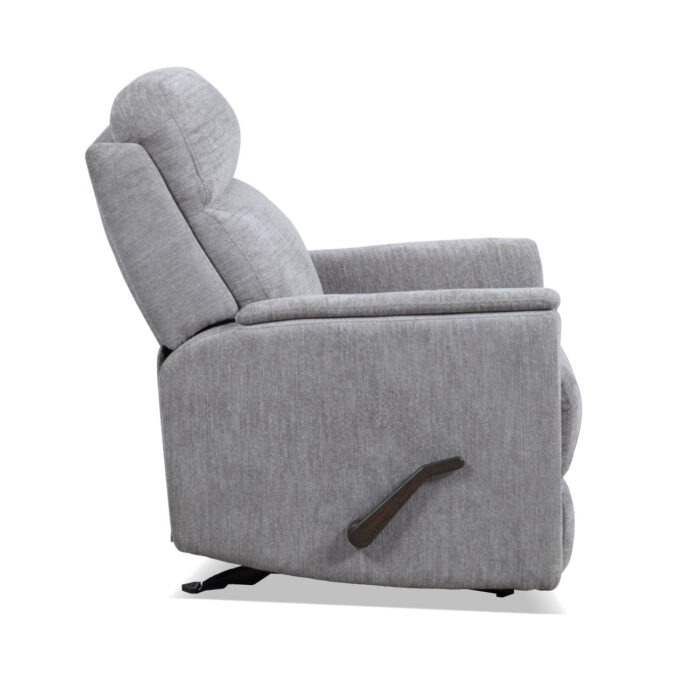Compact Moon Gray Perfect Match Gliding Recliner - Image 3