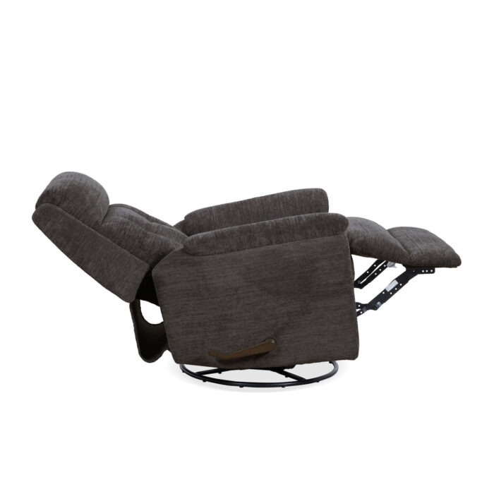 Sophisticated Steel Perfect Match Swivel Gliding Recliner - Image 5