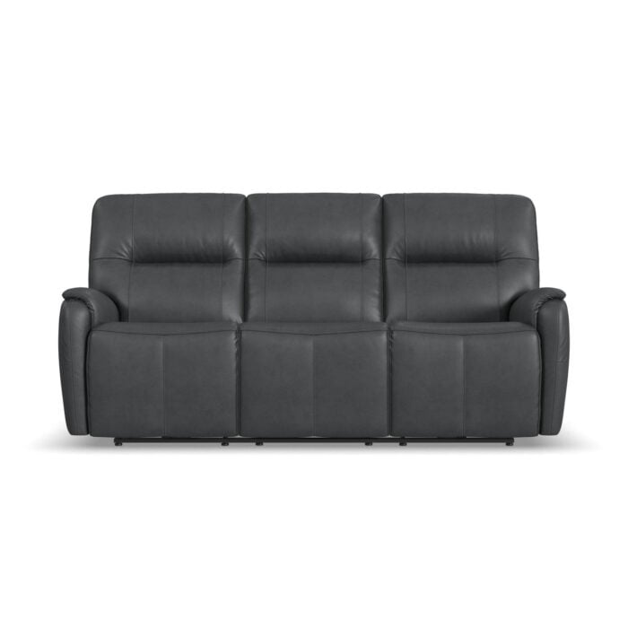 Wilson Thunder Leather Power Reclining Sofa with Power Headrests - Image 2