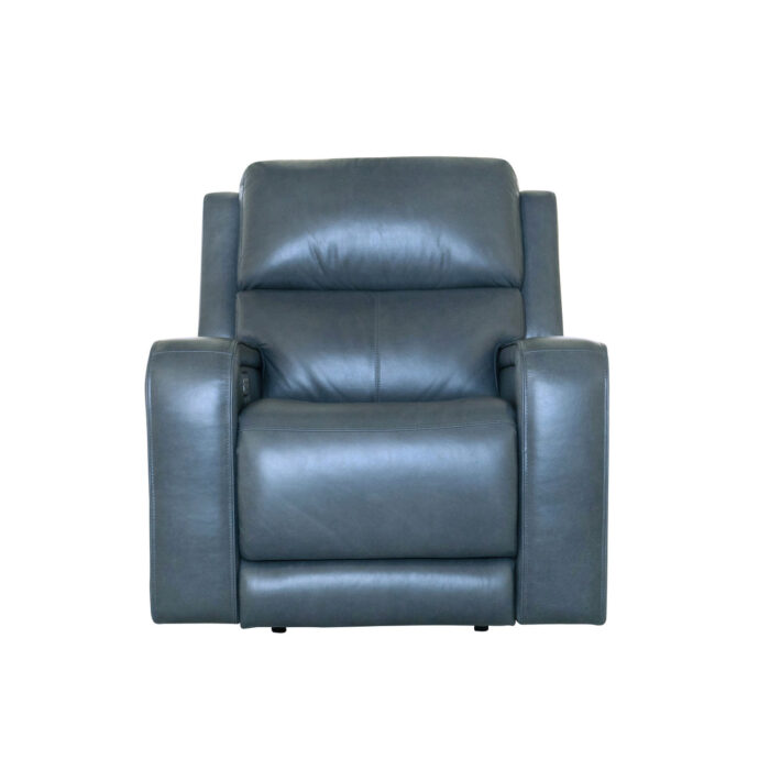 Oasis Storm Leather Power Recliner with Power Headrest, Lumbar, Heat & Massage - Image 3
