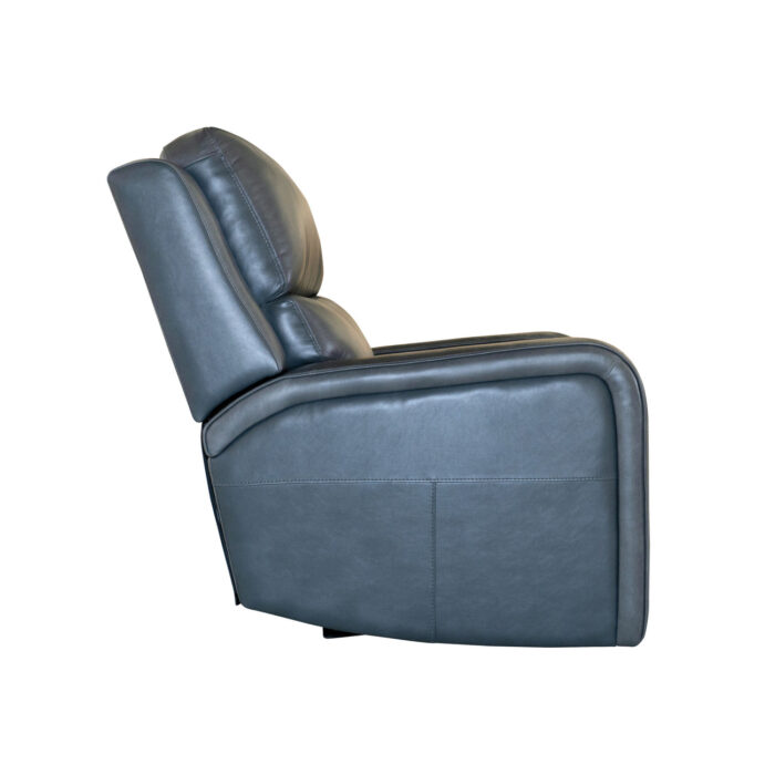 Oasis Storm Leather Power Recliner with Power Headrest, Lumbar, Heat & Massage - Image 4