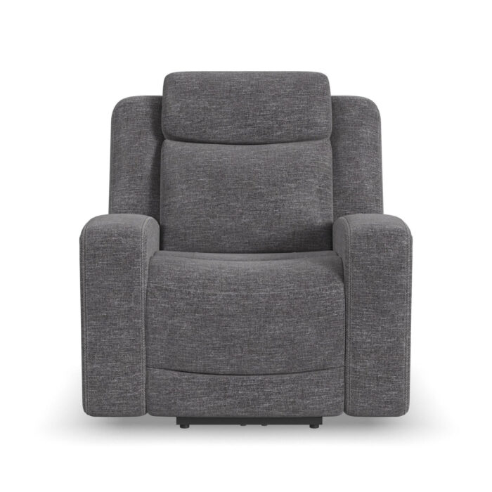 Ridge Granite Fabric Power Recliner with Power Headrest - Image 2