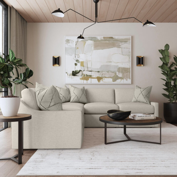 Sky Fabric Sectional - Image 5