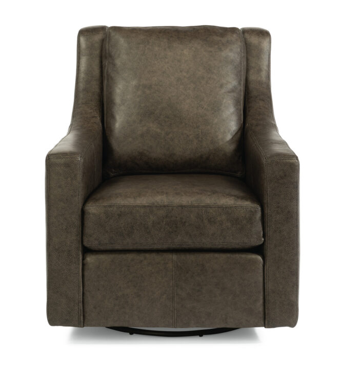 Murph Leather Swivel Chair - Image 4