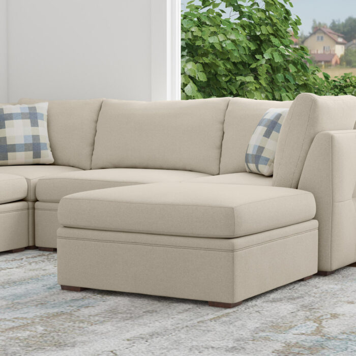 Evelyn Square Cocktail Ottoman - Image 2