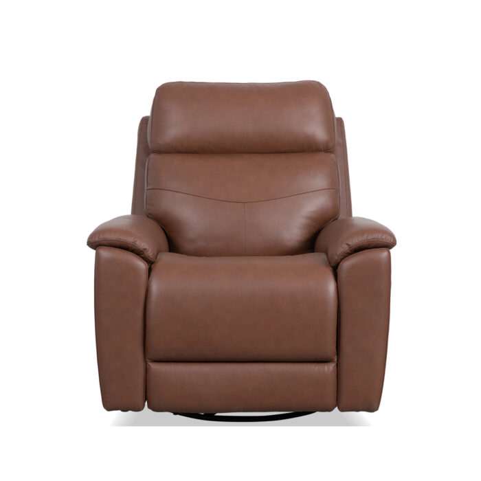 Refined Hickory Perfect Match Power Swivel Gliding Recliner with Power Headrest & Lumbar - Image 2