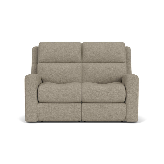 Score Fabric Power Reclining Loveseat with Power Headrests & Lumbar - Image 3