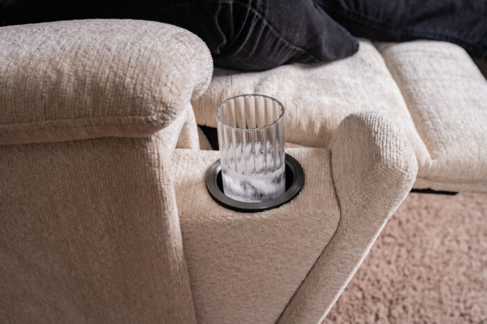 Refined Pearl Perfect Match Swivel Gliding Recliner - Image 4